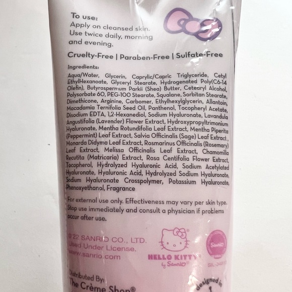 NEW The Creme Shop x Hello Kitty 24/7 Hydration Lock Lightweight Moisturizer - Picture 5 of 5